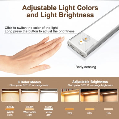 LED室内灯 - HCP251 人体感应三色橱柜灯